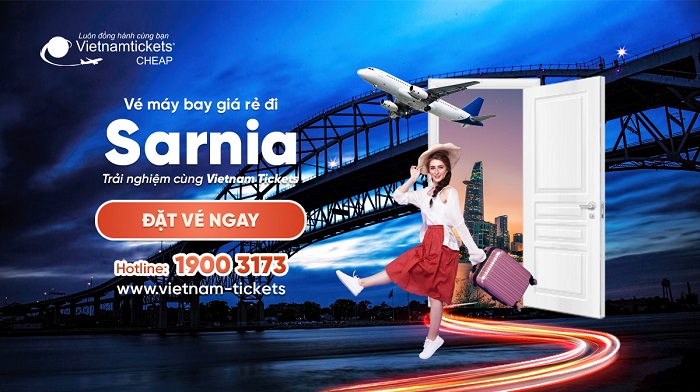 Đặt vé máy bay đi Sarnia giá rẻ tại Vietnam Tickets