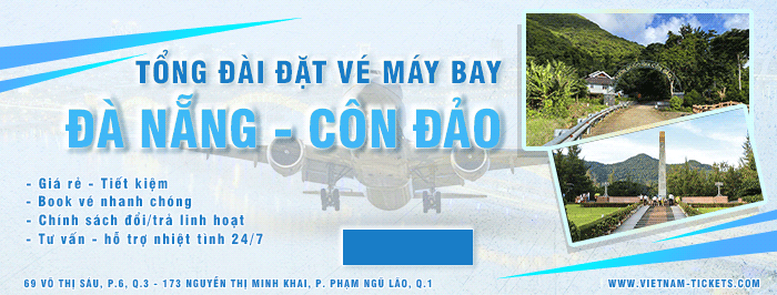Vé máy bay Đà Nẵng Côn Đảo