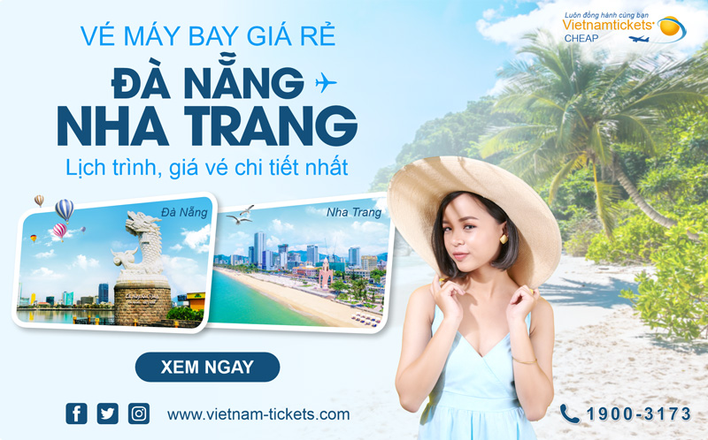 Lịch trình, giá vé ưu đãi mới nhất | Vé máy bay Đà Nẵng Nha Trang