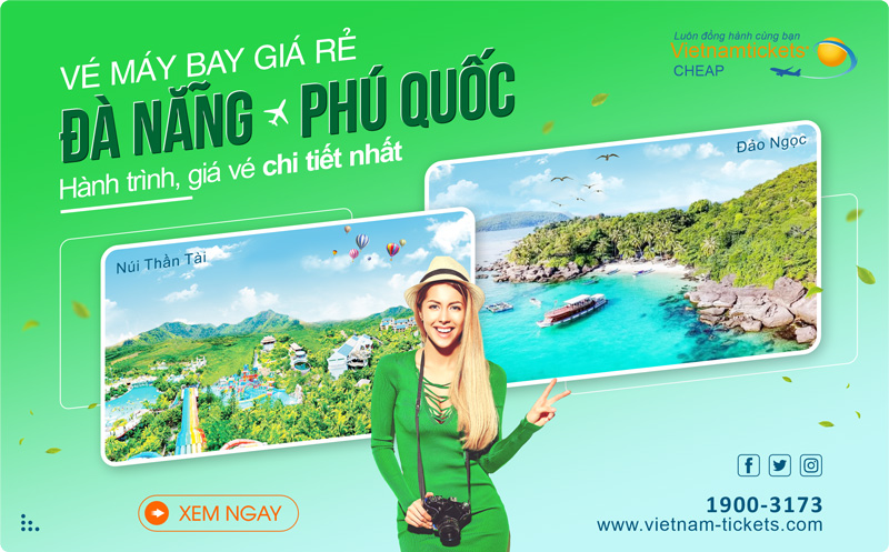 Lịch trình và giá vé mới nhất | Vé máy bay Đà Nẵng Phú Quốc