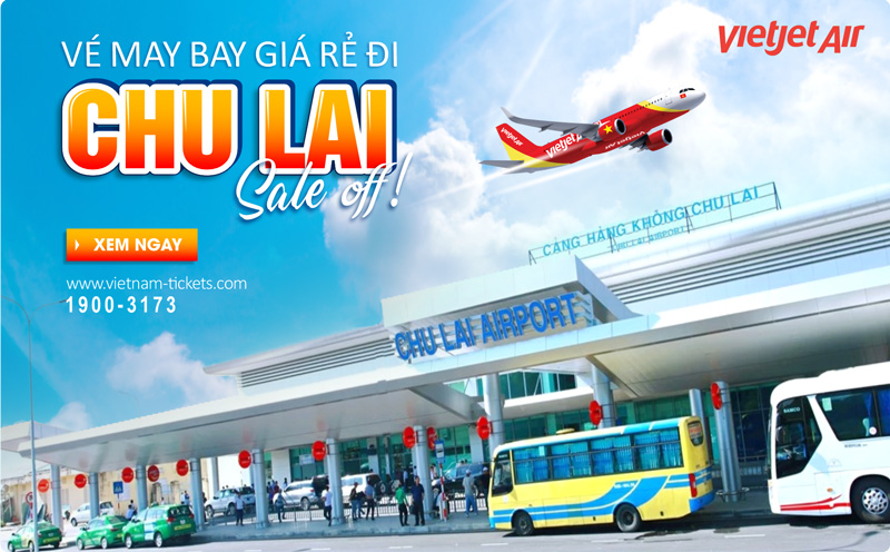 Đặt vé máy bay đi Chu Lai Vietjet ngay hôm nay để có hành trình khám phá miền đất mới thoải mái, tiết kiệm nhất nhé!