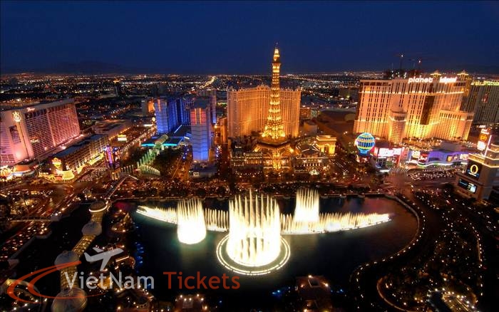 Du lịch Las Vegas là đến với những khu phức hợp giải trí – khách sạn – sòng bài quy mô nhất thế giới