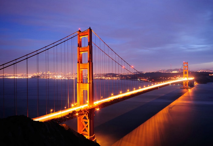 Check in cầu cổng vàng Golden Gate Bridge