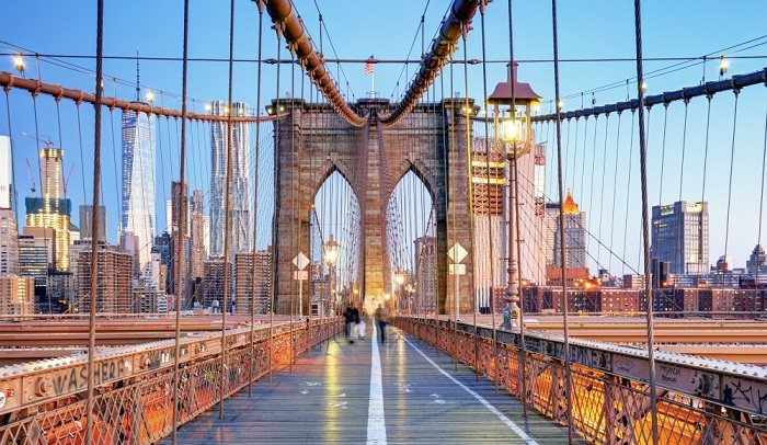 Check in Cầu Brooklyn - Một trong số cây cầu lâu đời nhất nước Mỹ