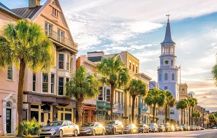 Thành phố Charleston xinh đẹp thuộc bang South Carolina