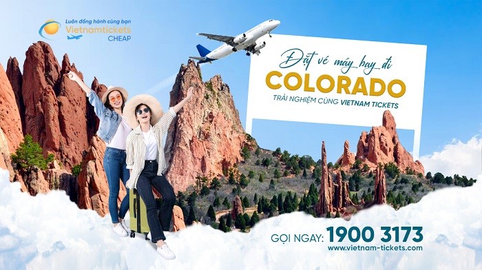 Đặt vé máy bay đi Colorado giá rẻ tại Vietnam Tickets