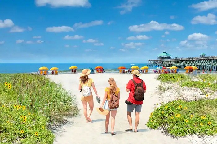 Bang South Carolina chinh phục du khách bởi các bãi biển xinh đẹp