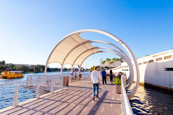 Tampa Riverwalk là điểm đến du lịch nổi tiếng tại thành phố