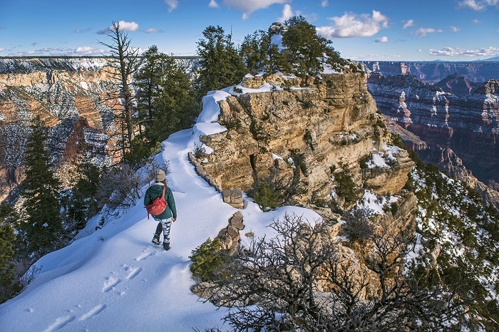 Mùa đông xinh đẹp và ấn tượng tại vườn quốc gia Grand Canyon