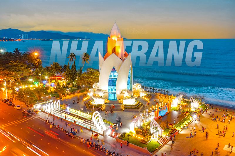 Cảnh đẹp Nha Trang về đêm luôn làm nao lòng bao du khách | Vé máy bay đi Nha Trang giá rẻ