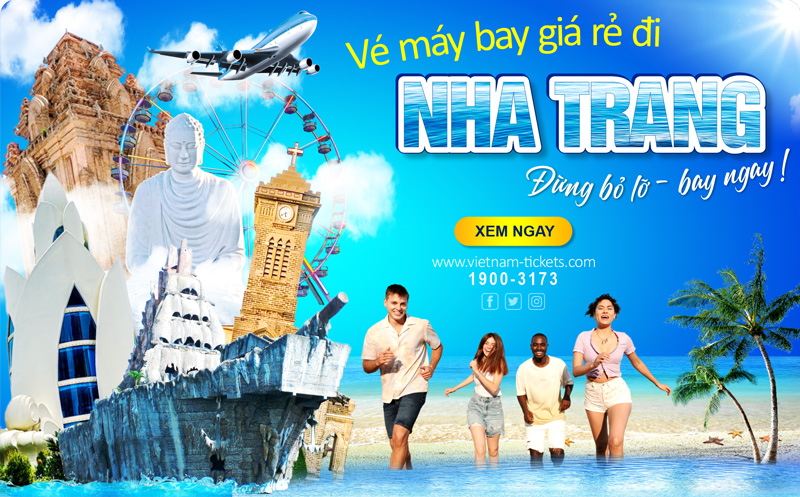 Vé máy bay đi Nha Trang giá rẻ siêu hời - book nhanh 3 phút