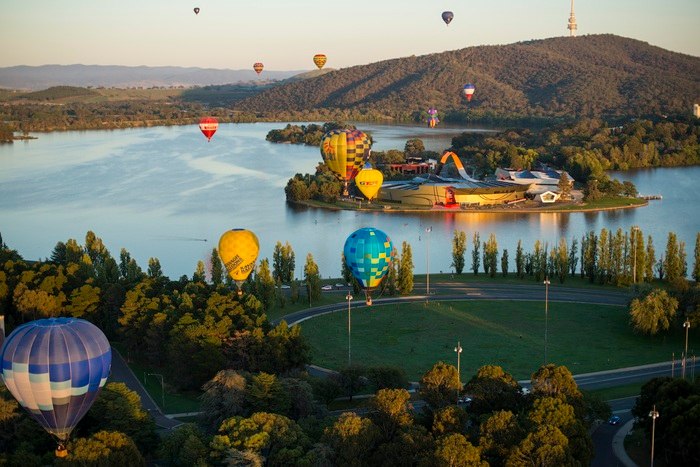 Lễ hội khinh khí cầu đặc sắc ở thủ đô Canberra