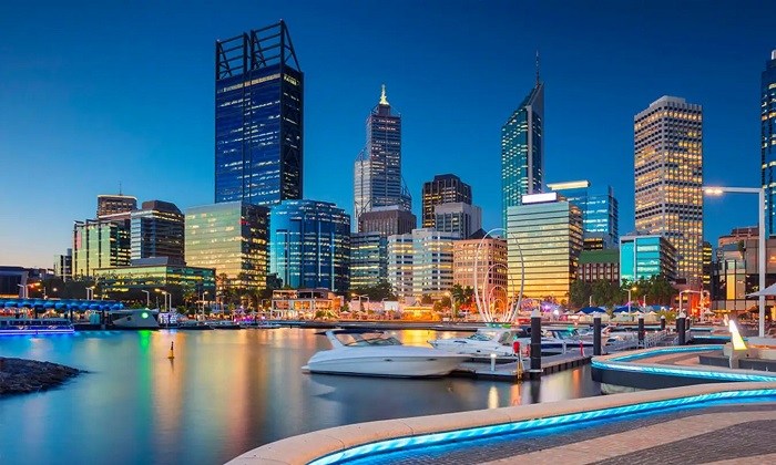 Thành phố Perth là thủ phủ của Tây Úc với vẻ đẹp hiện đại và xinh đẹp