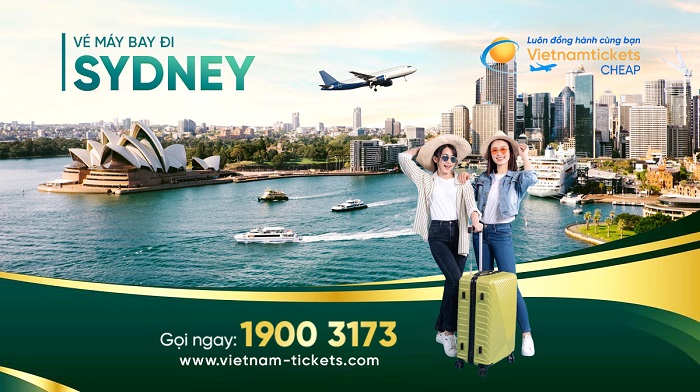 Đặt vé máy bay đi Sydney giá rẻ tại Vietnam Tickets