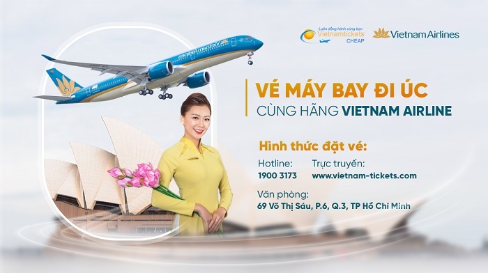 Đặt vé máy bay đi Úc Vietnam Airlines giá rẻ