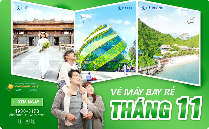 Vé máy bay giá rẻ tháng 11 chỉ từ 399K - Nhanh tay book ngay