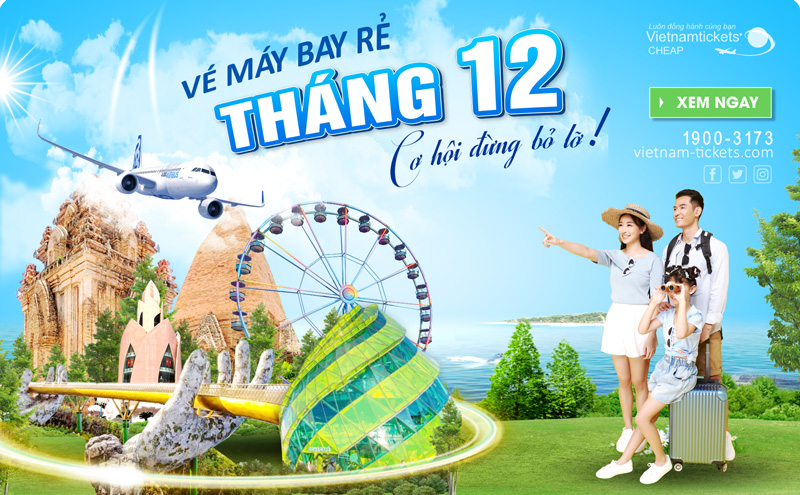 Vé máy bay giá rẻ tháng 12 chỉ từ 199K - Săn ngay kẻo lỡ