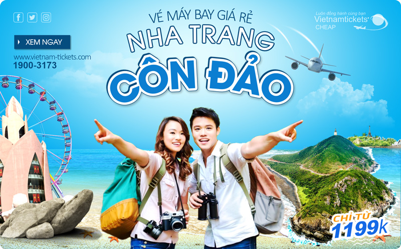 Vé máy bay Nha Trang Côn Đảo deal cực sốc chỉ từ 1.199K - Săn ngay kẻo lỡ