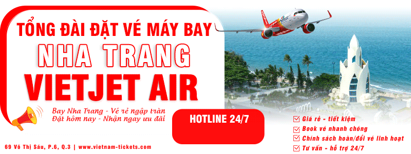 Vé máy bay đi Nha Trang Vietjet Air