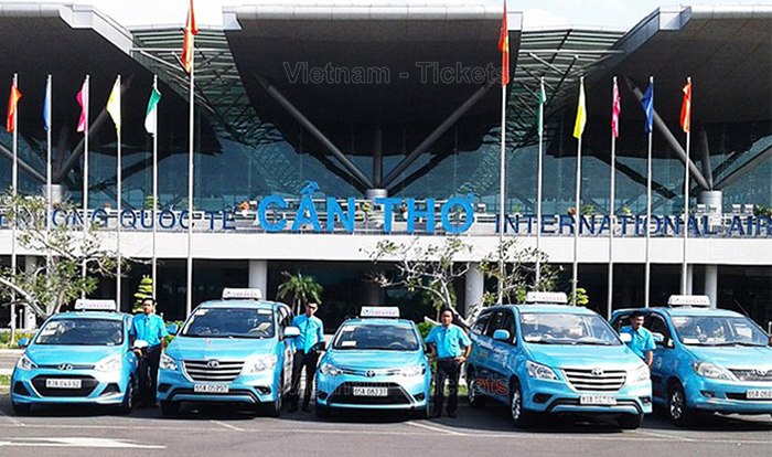 Các hãng taxi đưa/đón khách tại sân bay quốc tế Cần Thơ | Vé máy bay Sài Gòn Cần Thơ