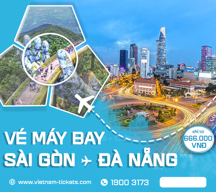 Vé máy bay Sài Gòn Đà Nẵng - Thông tin lịch trình chuyến bay và giá vé mới nhất