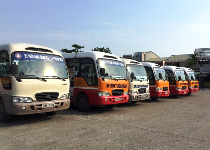 Các tuyến xe buýt đang hoạt động đưa đón khách đi/đến sân bay Phú Bài - Huế | Vé máy bay Sài Gòn Huế