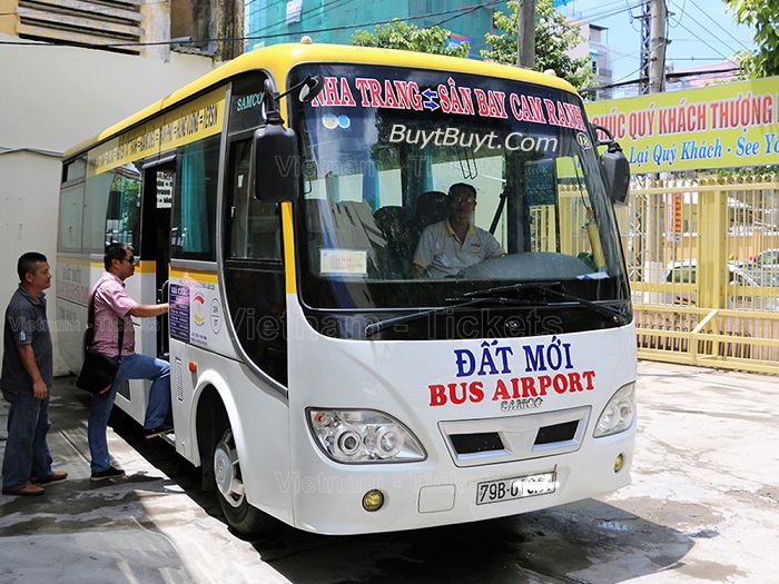 Tuyến xe buýt đưa/đón khách tại sân bay quốc tế Cam Ranh | Vé máy bay Sài Gòn Nha Trang