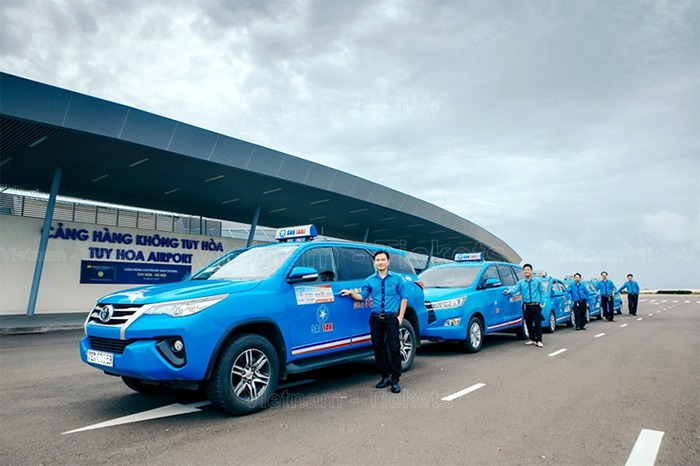 Hãng xe taxi đang hoạt động đưa/đón khách tại sân bay Tuy Hòa - Phú Yên | Vé máy bay Sài Gòn Phú Yên