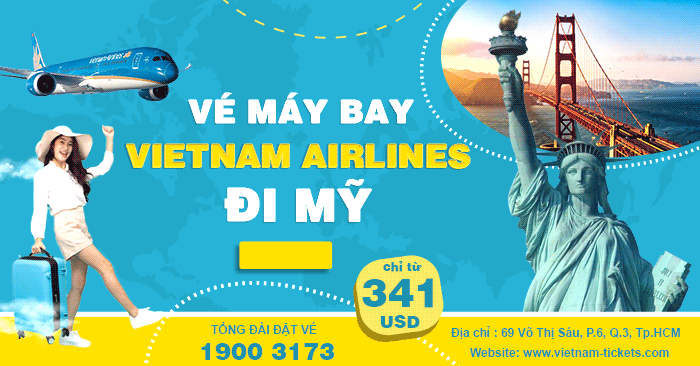 Giá vé máy bay đi Mỹ chỉ từ 341 USD | Vé máy bay Vietnam Airlines