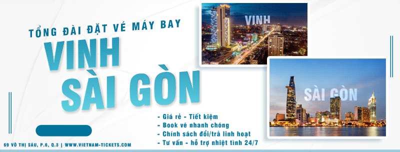 Vé máy bay Vinh Sài Gòn giá rẻ