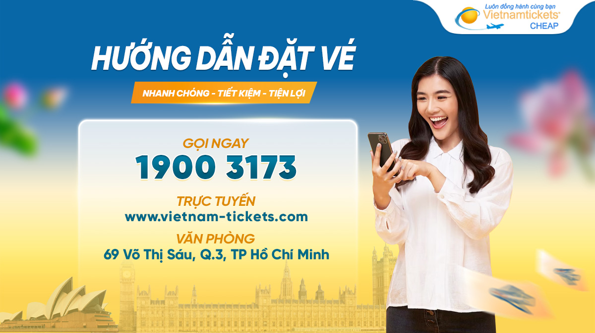 Book vé máy bay giá rẻ tại Vietnam Tickets