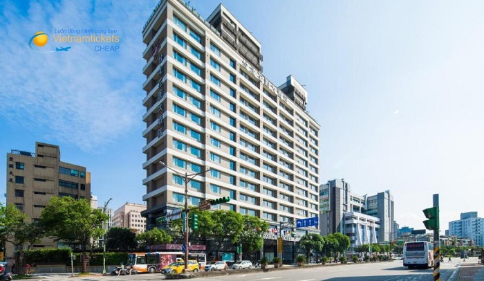 Taipei Garden Hotel là điểm lưu trú quen thuộc của du khách mua vé máy bay đi Đài Loan