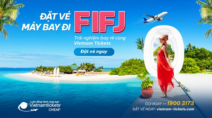 Đặt vé máy bay đi Fiji giá rẻ tại Vietnam Tickets