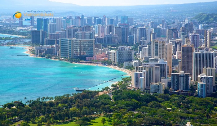 Thành phố Honolulu là thủ đô của bang Hawaii, Hoa Kỳ