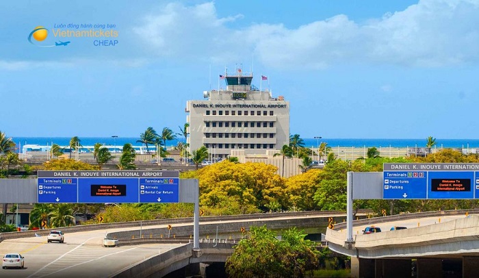 Sân bay Quốc tế tại Honolulu là điểm đáp cánh chính của thành phố