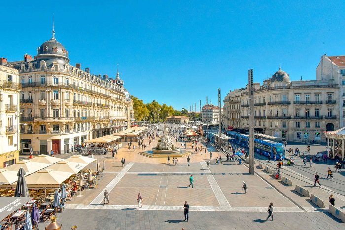 Thành phố Montpellier được ví như “Viên ngọc quý của miền Nam nước Pháp”