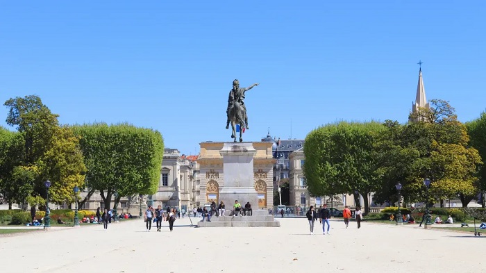 Thành phố Montpellier có khí hậu dễ chịu và ôn hòa