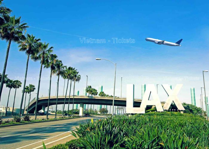 Sân bay quốc tế Los Angeles là điểm đến có thời gian bay ngắn nhất