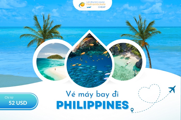 Đặt vé máy bay đi Philippines giá rẻ tại Vietnam Tickets