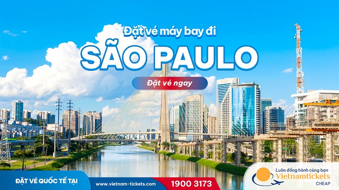Đặt vé máy bay đi Sao Paulo giá rẻ tại Vietnam Tickets