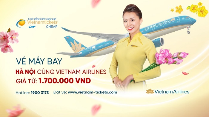 Vé máy bay Tết Hà Nội Vietnam Airlines 2024