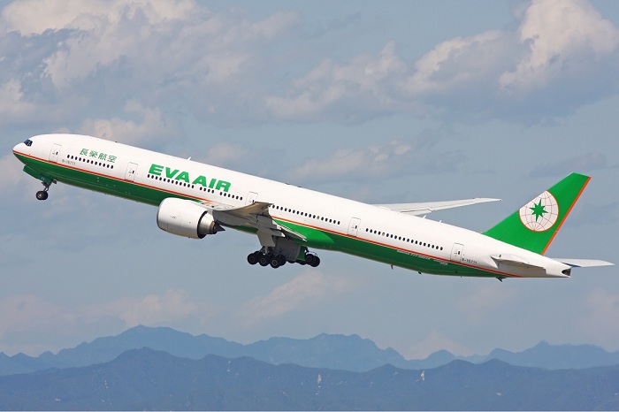 EVA Air là hãng hàng không uy tín của Đài Loan
