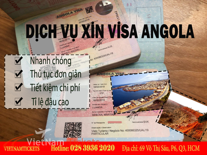 Dịch vụ xin visa Angola