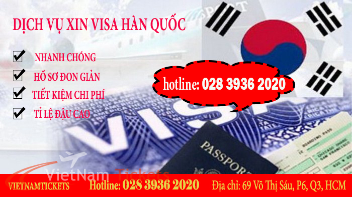 Dịch vụ xin visa Hàn Quốc