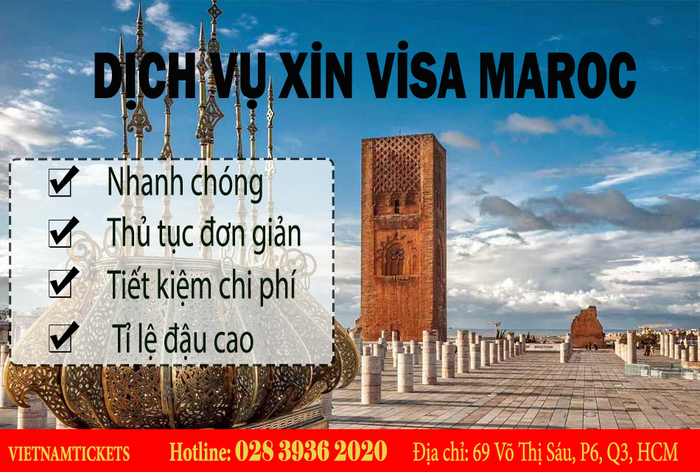 Dịch vụ xin visa Maroc