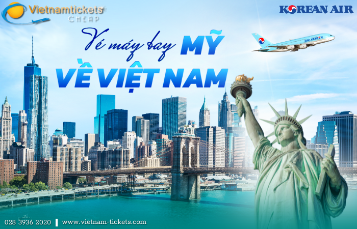 [LỊCH BAY MỚI NHẤT 2022] Chuyến bay Korean Air từ Mỹ về Việt Nam